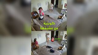 سكس تجسس على كويتية مطلقة ذات طيز كبيرة وهي تتناك