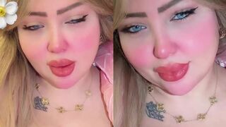 الهيجانه بوسي الراقصه في مقطع اغراء وبزازها باينه